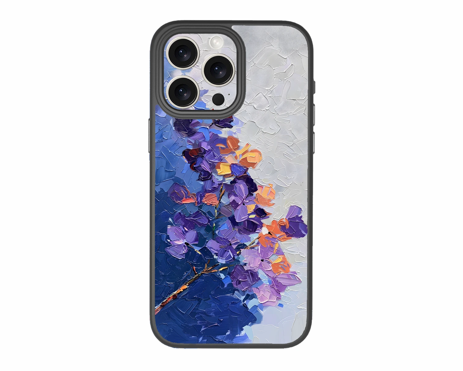 Oil-Fun-Lavender-Leafy-iPhone 15 Pro-Case-Chili Case