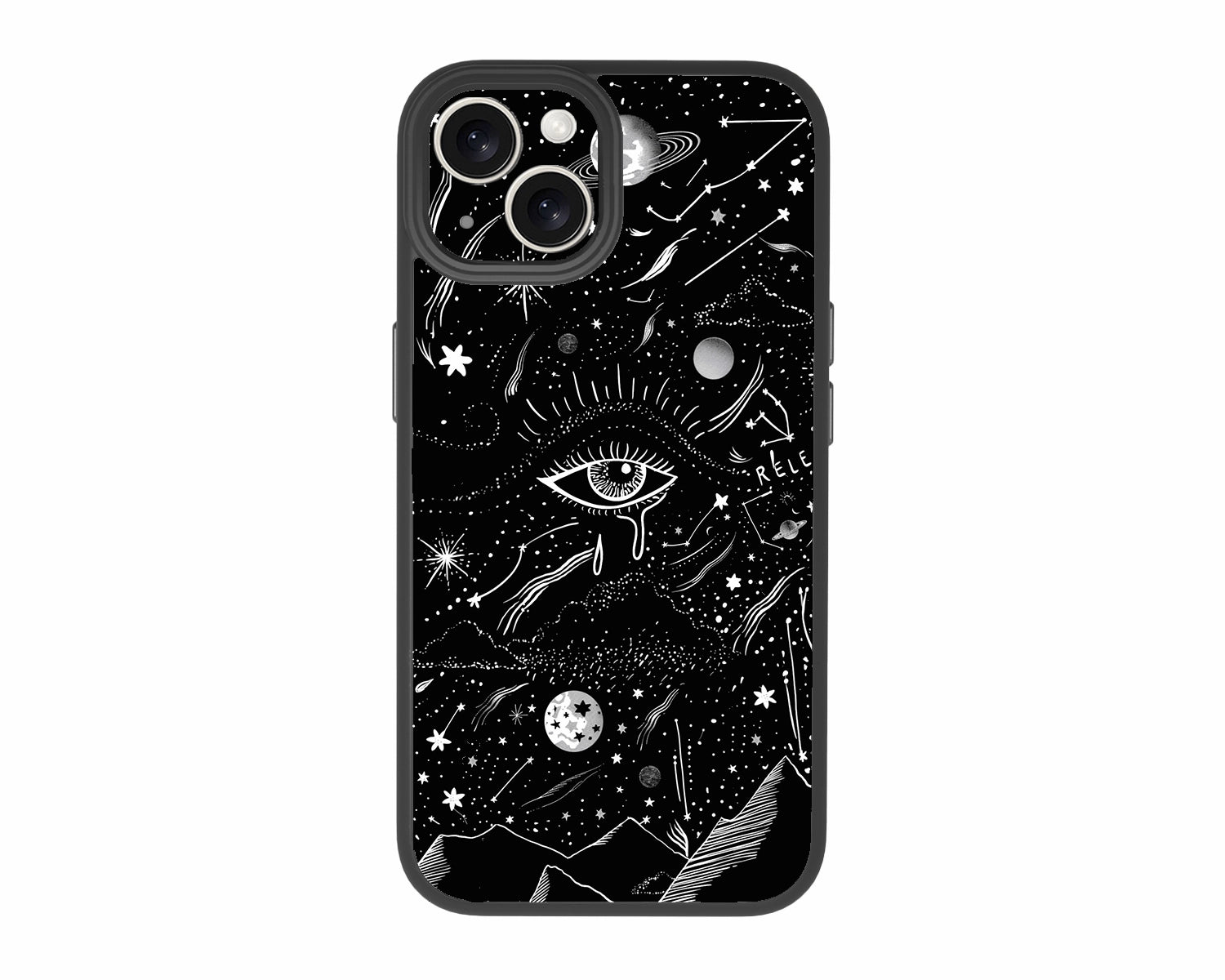 Pupil-Of-The-Eye-Noir-Cosmic-iPhone 14-Case-Chili Case