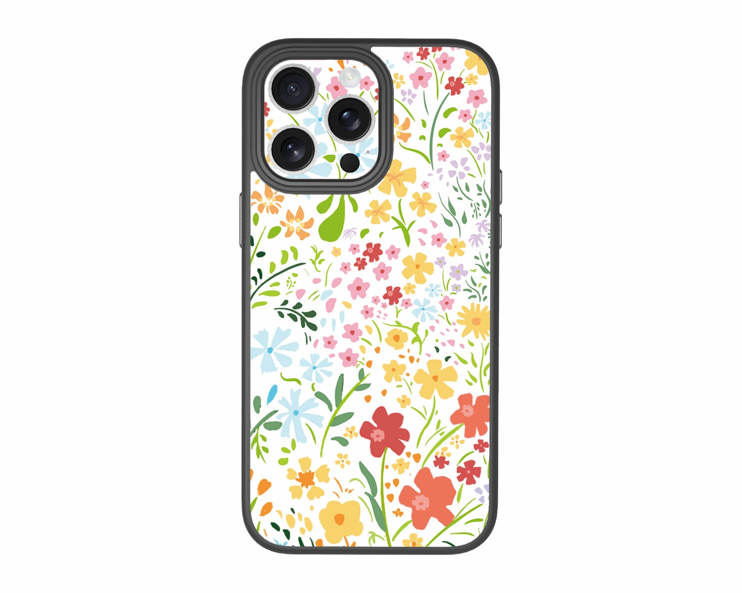 Spring-Blossom-Whimsical-Floral-Chic-iPhone 14 Pro-Case-Chili Case